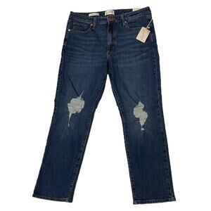 NWT Universal Thread Vintage Stretch High Rise Slim Straight Jeans - 14R